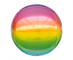 Orbz Sphere Shape Rainbow folijski balon