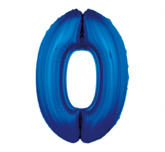 Folijski balon Smart broj 0 Blue