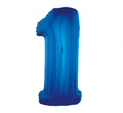 Folijski balon Smart broj 1 Blue