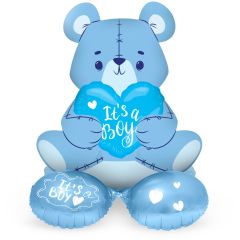 Maxi Bear Boy with Base folijski balon