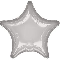Standard Zvjezda Metallic Silver folijski balon