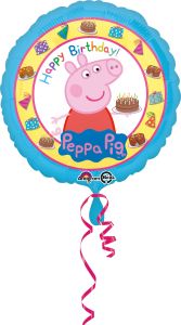 Standard Peppa Pig Happy Birthday folijski balon 