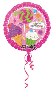 Standard Sweet Shop Birthday folijski balon