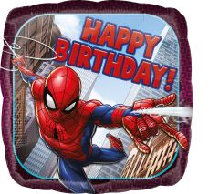 Standard Spider-Man Happy Birthday folijski balon