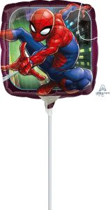 Mini Spider-Man Animated folijski balon na štapiću