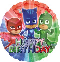 Standard PJ Masks Happy Birthday folijski balon 