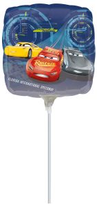 Mini Cars 3 folijski balon na štapiću