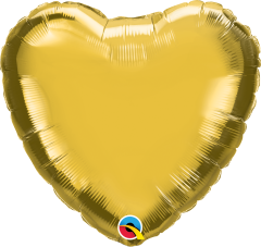 Standard Srce Gold folijski balon