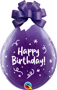 Latex baloni stuffer 48 cm BDay Celebration Diamond Clear