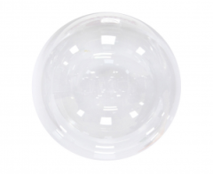 Crystal pvc balloon, solid colour, 18"