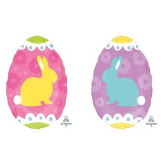 Standars Yellow and Blue Bunnies folijski balon