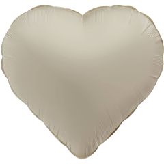 Standard Heart Creamy Latte folijski balon