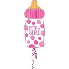 Standard Baby Bottle "Its a Girl" folijski balon