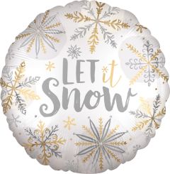 Shining Snow Satin folijski balon