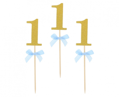 Cake Picks 1 st Birthday Blue ukras na štapiću