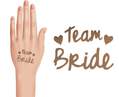Bride to Be Tattoo set