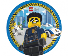 Lego City papirnati tanjuri 23 cm