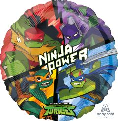 Standard Rise Of The TMNT folijski balon