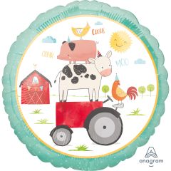 Standard Barnyard Birthday folijski balon