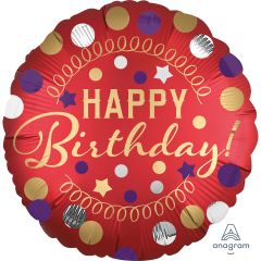 Standard Satin XL Red Satin Party folijski balon