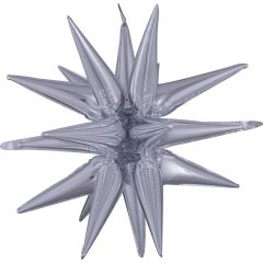 Maxi Magic Star Silver folijski balon