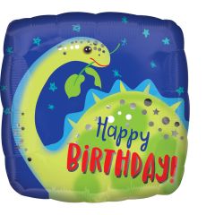 Standard Brontosaurus Happy Birthday folijski balon