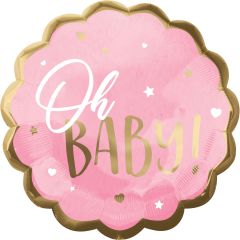 Maxi Pink Baby Girl folijski balon