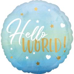 Standard HX Blue Baby Boy folijski balon
