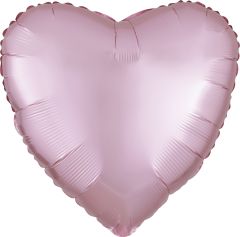 Standard srce Satin Luxe Pastel Pink  folijski balon