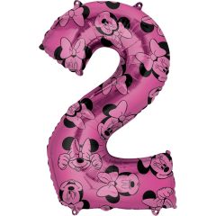 Mid size Minnie Mouse Forever Broj 2 folijski balon