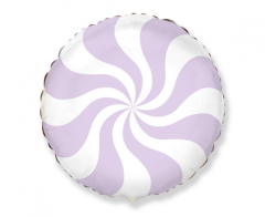 Standard Lollipop Pastel Lavender folijski balon