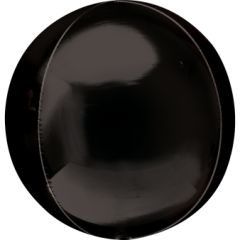 Orbz Jumbo Black folijski balon