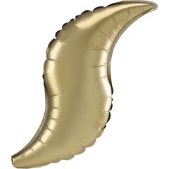 Standard Curve Satin Gold folijski balon