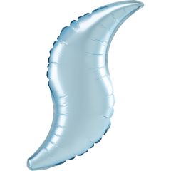 Maxi Curve Satin Pastel Blue folijski balon