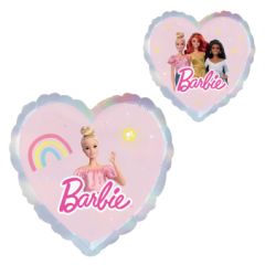 Standard Barbie Heart folijski balon