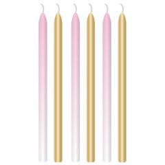 Svjećice 1st Birthday Pink Ombre, 12cm