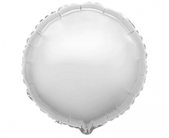 Mini krug folijski balon na štapiću 22,5cm - Silver