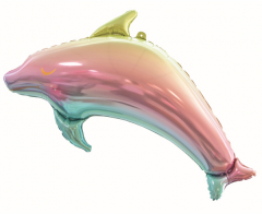Maxi Dolphin Rainbow folijski balon