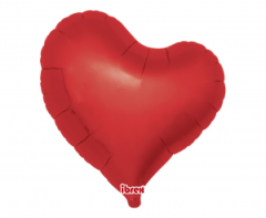 Ibrex "Sweet" Srce Metallic Rubby Red folijski balon