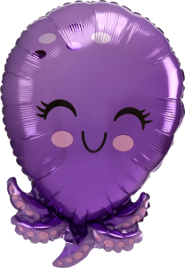 Standard Octopus Purple folijski balon 