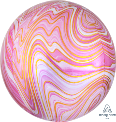Orbz Marblez Pink folijski balon