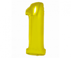 Folijski balon Smart broj 1 Gold