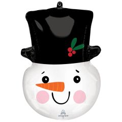 Supershape Smiley Snowman folijski balon