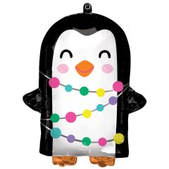 Standard Shape Bright Holiday Penguin folijski balon
