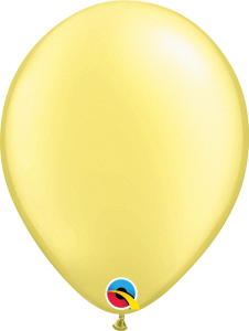 Latex baloni 28cm Pearl Lemon Chiffon