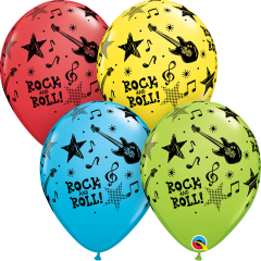 Lateks baloni 28cm Rock&Roll Stars Special Ast