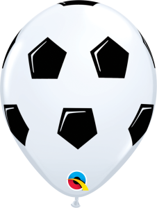 Lateks baloni 28cm Soccer Ball/Football White