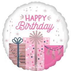 Standard Pastel Bithday Gift folijski balon