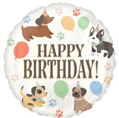 Maxi Pawsome Party Happy Birthday folijski balon