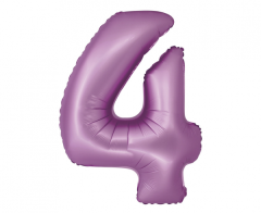Folijski balon Smart broj 4 Lavander